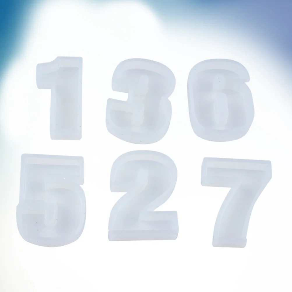 

10PCS 0-9 Letter Shape Designed Epoxy Digital Mould)