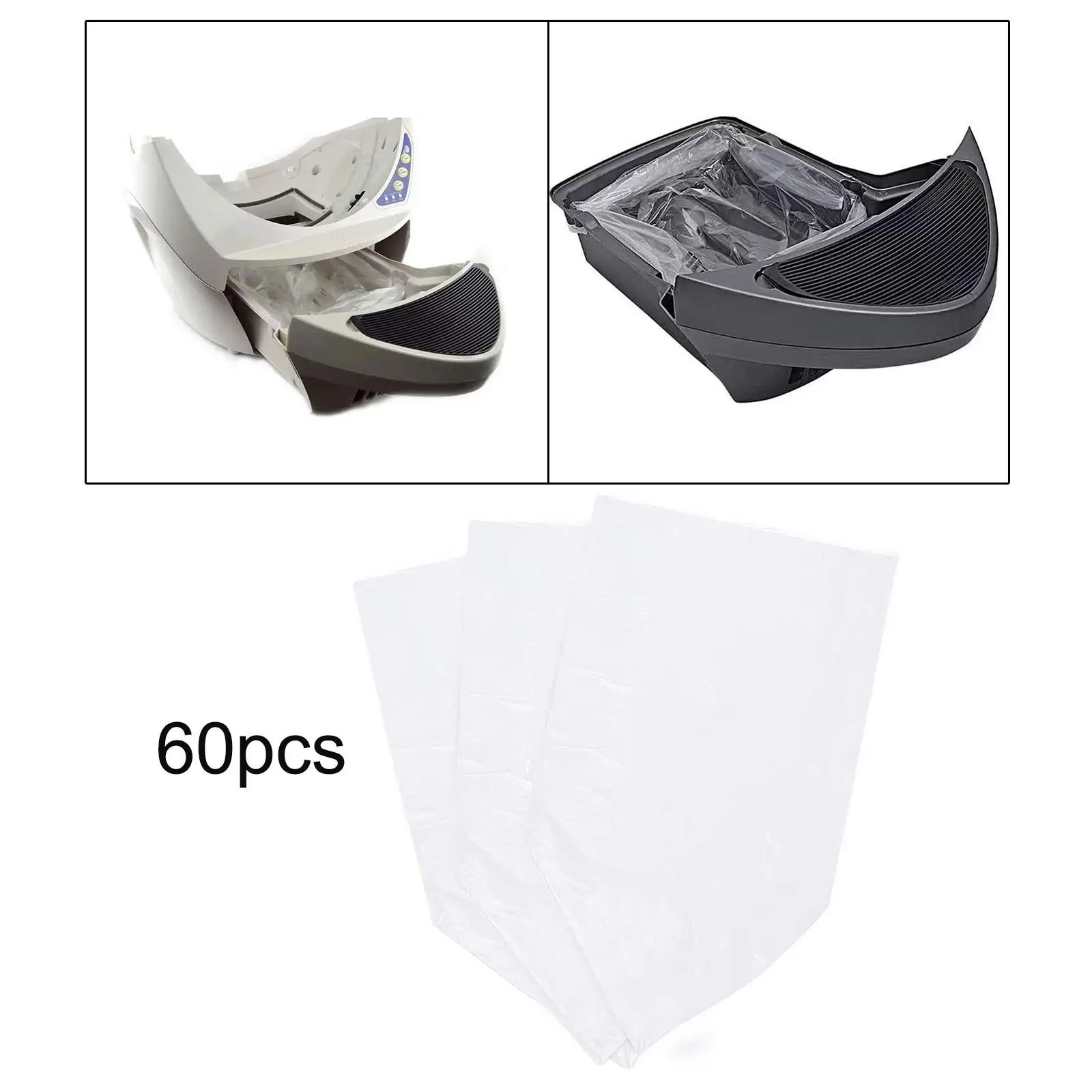 

Tray Liners Cat Waste Drawer Liners Strong Durable Litter Bag for Kitten