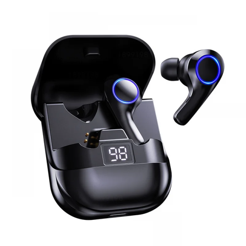 Беспроводная Bluetooth-гарнитура PT08 TWS с цифровым дисплеем