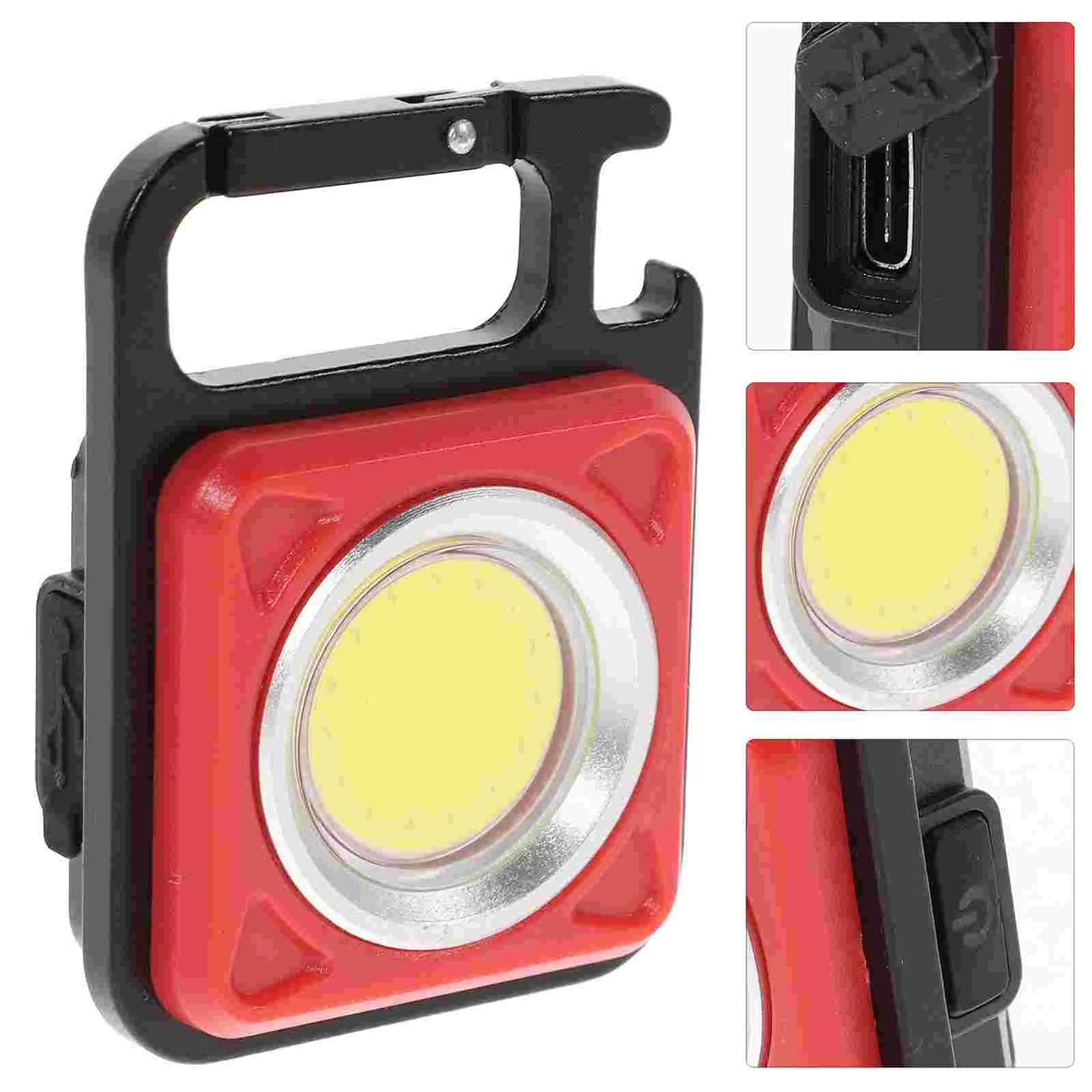 

Portable Flashlight Key Ring Flashlight Emergency Flashlight USB Rechargeable Flashlight