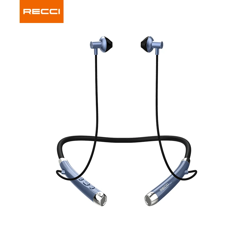 Recci W26 шейные Bluetooth-наушники спортивные наушники HiFi-звук беспроводная гарнитура |