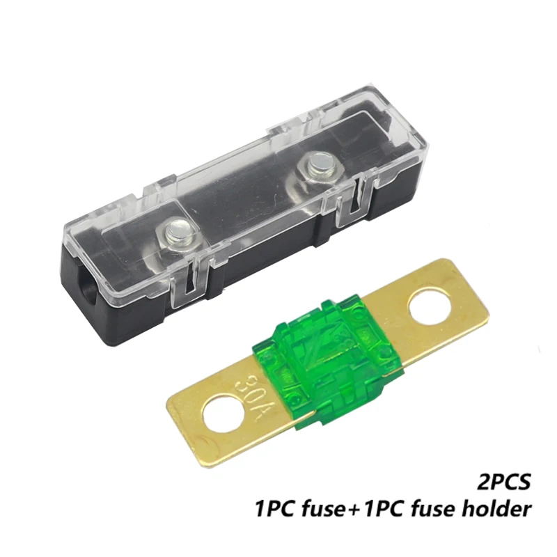 

Car Audio Auto Mini ANL AFS Car Fuse Holder Block 20 30A 40 50 60A 80 100A 150A 175A 200A 32V ANS-8 Safety Plate Base Trumpetuse