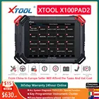XTOOL X100 PAD2 OBD2 Автомобильный инструмент для диагностики всей системы Автоматический программатор ключей Авто VIN DPF Масло BMS Форсунка Кодирование работы ks01 для Toyota All Key lost Code Reader