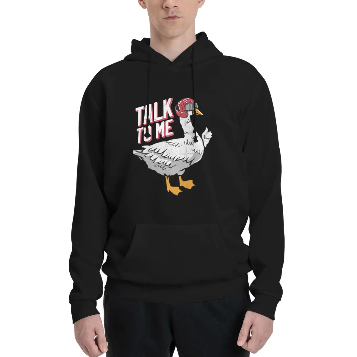 

TOPGUN Talk To Me Goose Polyester Hoodie Men's Women's Sweater Size XXS-3XL