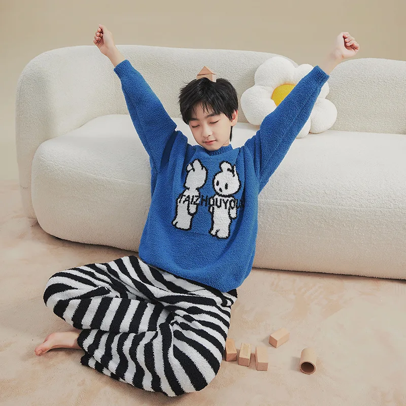 Осенне-зимние детские трикотажные пуловеры с рисунками из мультфильмов топы