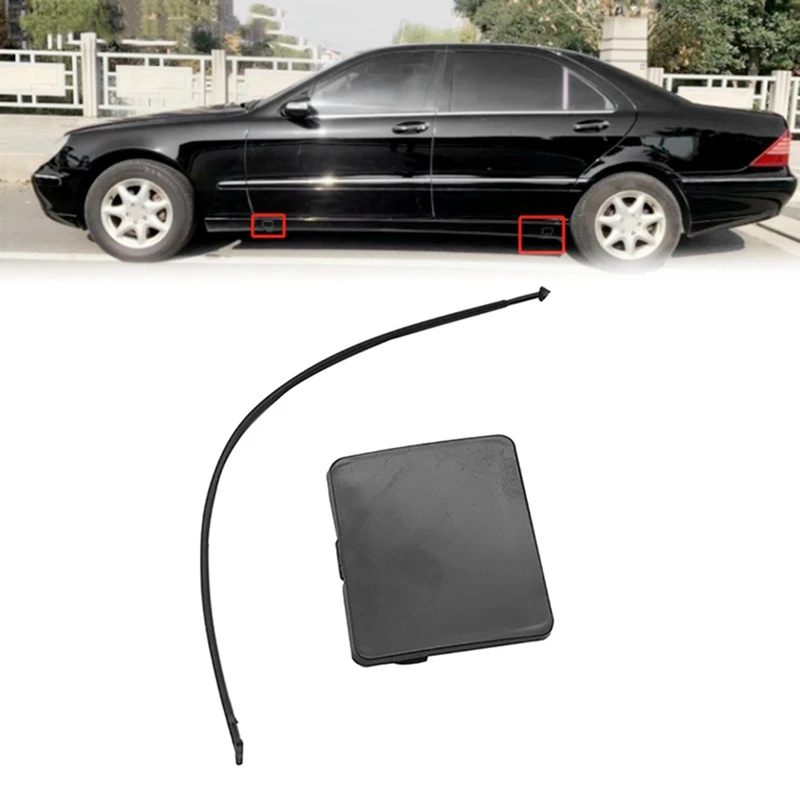 4 шт. крышка бампера с отверстием для боковой юбки 1406980330 Mercedes Benz S-Class W140 W220 2000-2006