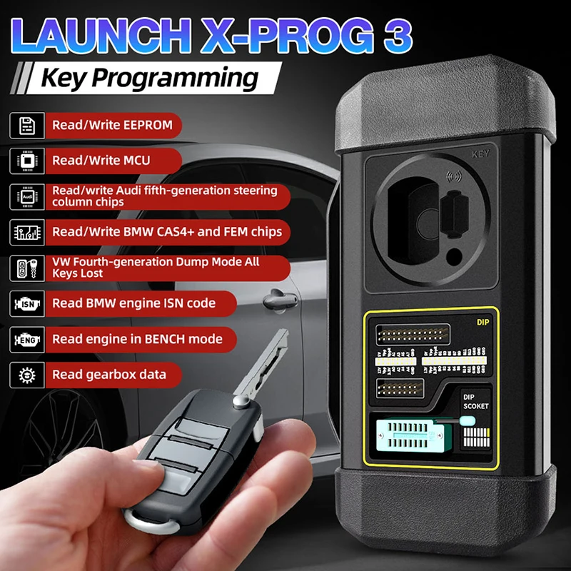Фото Программатор автомобильных ключей LAUNCH X431 X-PROG 3, программатор иммобилайзеров для X-431 V, X-431 V+, X431 ProS, X431 Pro3s+, X-431 PAD и других моделей. №1