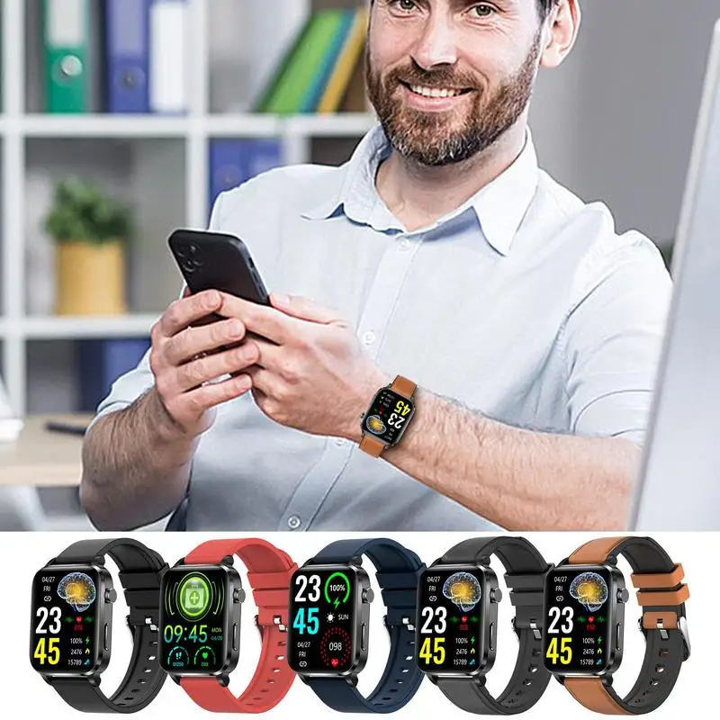 

Smart Watch Women 1.7 Inch Full Screen Wireless Call Watch Blood Glucose Monitoring Bracelet Sports Waterproof Smartwatch