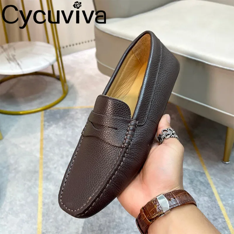 Дизайнерская обувь для мужчин повседневная на плоской подошве с квадратным