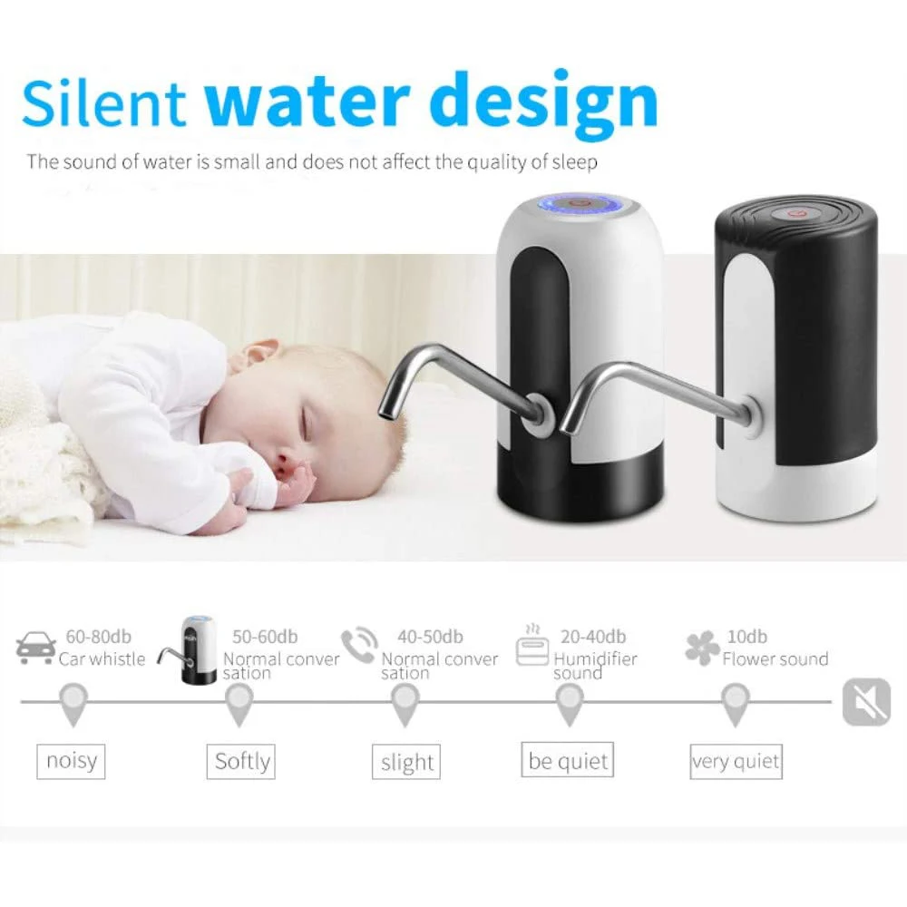 

USB Charging Water Bottle Pump Automatic Electric Water Dispenser Pump Bottle Water Pump Auto Switch Drinking Dispenser