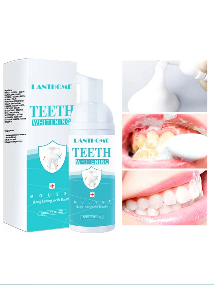 

Natural Plant Essence Tooth Cleaning Mousse Mild Cleaning And Whitening Care Toothpaste Fresh Breath Oral Cleaning Care Foam