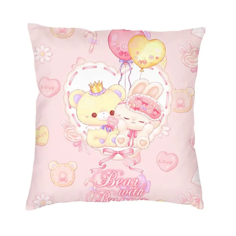 

Japanese Anime Movies Sugarbunnies Cushion Cover 45x45cm Decoration 3D Printing Animated Cartoon Throw Pillow Case