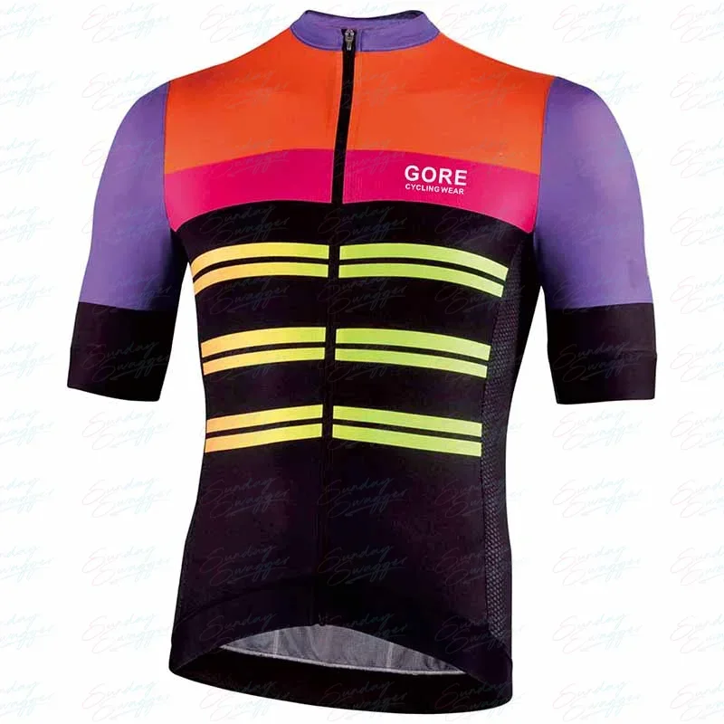 

Gore Cycling Wear Summer Men's Cycling Team jersey Bicycle Clothing Mountain Bike Top Road Bike Jersey