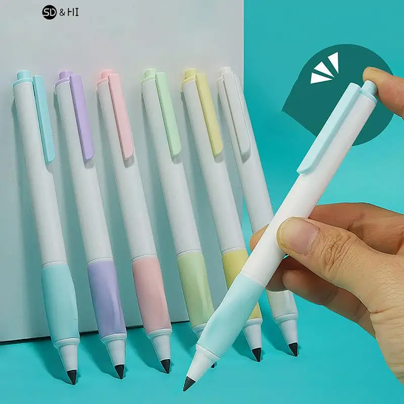 

Unlimited Writing Pens Press Pencil Novelty No Ink Pen Art Sketch Pencils Writing Art Sketch Stationery New Technology