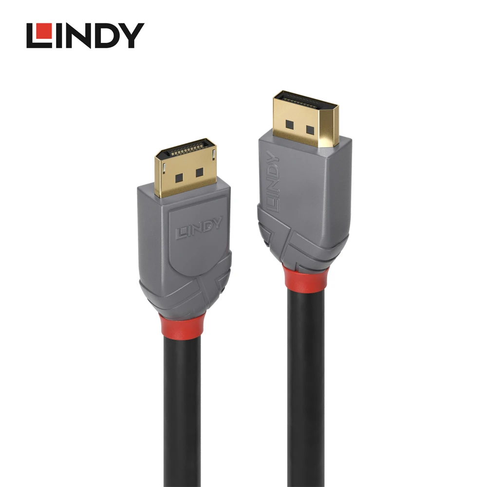 

LINDY Anthra Line DisplayPort1.4 Male to Male 8K 4K 144Hz 165Hz DisplayPort Adapter for Monitor Laptop PC TV DP1.2 8K DP Cables