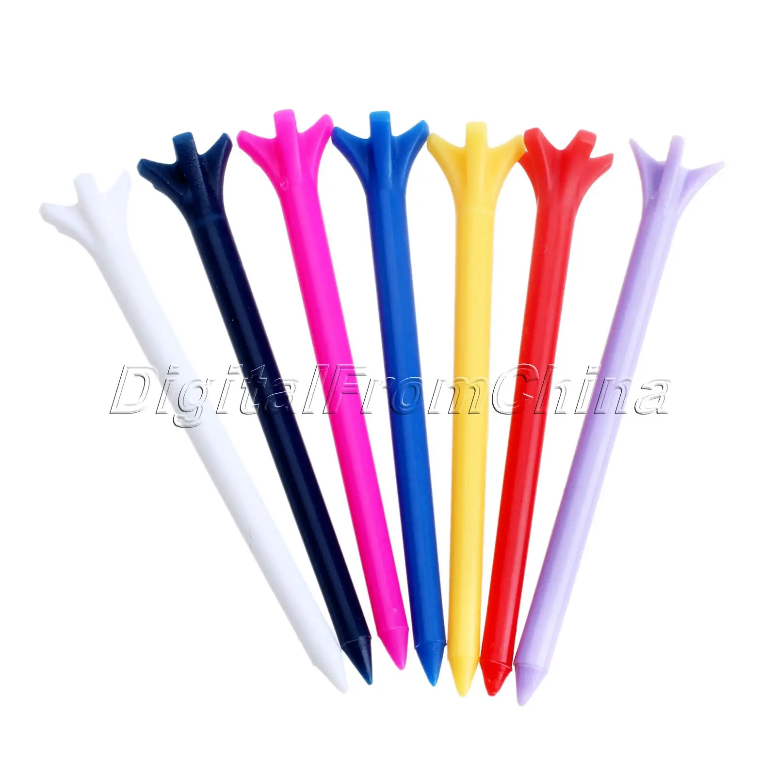Ball Accessories Golf Tees Zero Friction Five Prong 2 3/4 Inch Tees Training Aids Tools