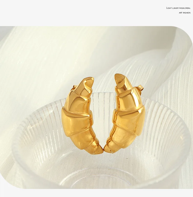 Серьги-гвоздики LESIEM RPTE102 из нержавеющей стали