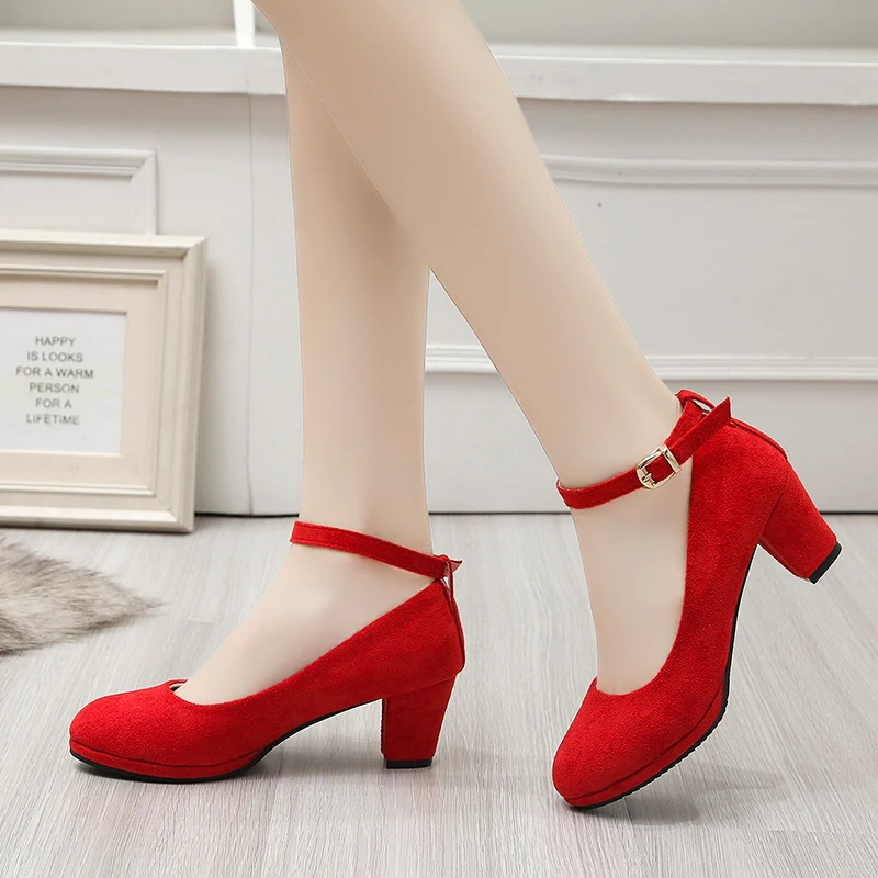 

Туфли-лодочки женские замшевые, простые модные туфли на высоком каблуке, заостренный носок, вечерняя Обувь, весна-лето 2022