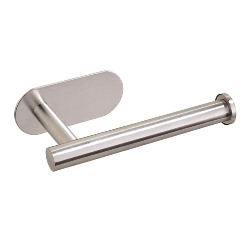 

Cabinet tick on Kitchen Wall Self Adhesive Hanging Paper Towel Rack Place Firmly Roll Paper Stand& Horizontal Stainless Steel
