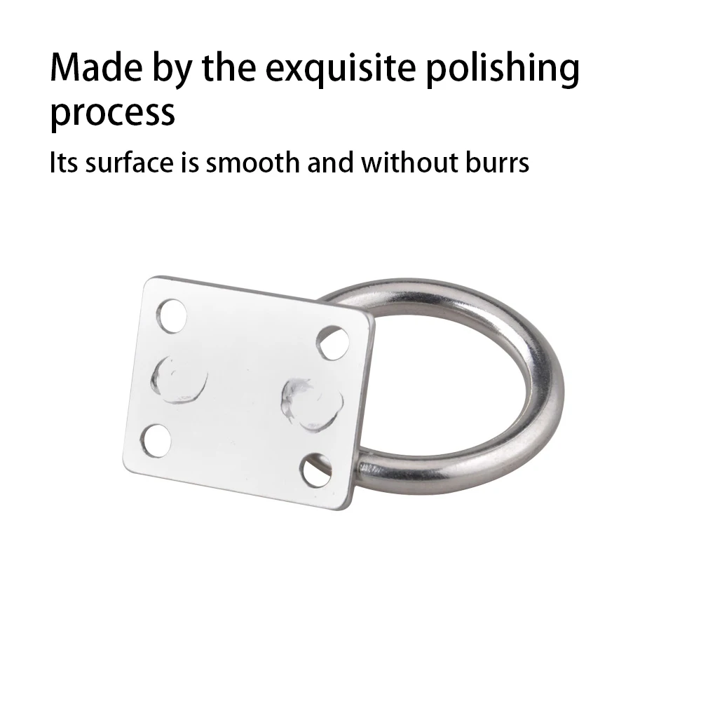 

Круглая Люстра для яхты, подвесной потолочный вентилятор из нержавеющей стали с круглой пряжкой-крючком, аксессуары для палубы