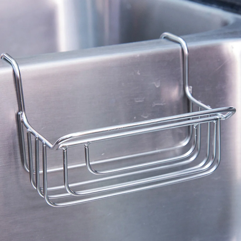 

Kitchen Sponge Holder Sink Organizer Draining Basket Stainless Steel Washcloth Organizer Dish Rag Holder