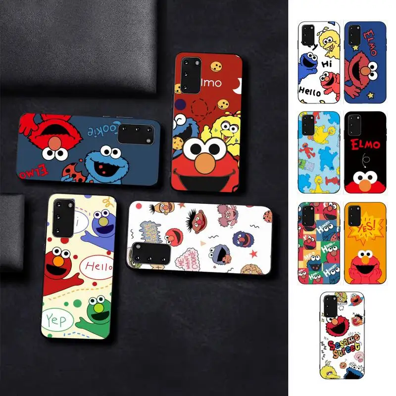 

Sesame Street Phone Case for Samsung S10 21 20 9 8 plus lite S20 UlTRA 7edge