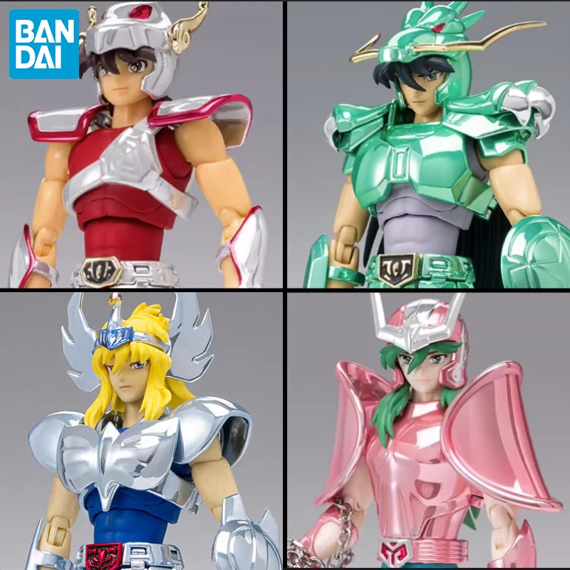 Оригинальные фигурки на 20-ю годовщину Bandai из ткани Saint Seiya Myth Shiryu Hyoga Shun Ikki