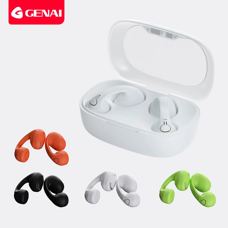 

Open Ear Headphones Sports Earbuds Wireless Earphones Bluetooth 5.3 Air Conduction Headphones TWS Earcuffs Headsets Handsfree