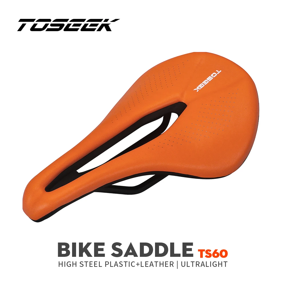 TOSEEK EVA Ultralight Breathable Comfortable Seat Cushion Bike Racing Saddle Bicycle Seat MTB Road Bike Saddle Parts Components