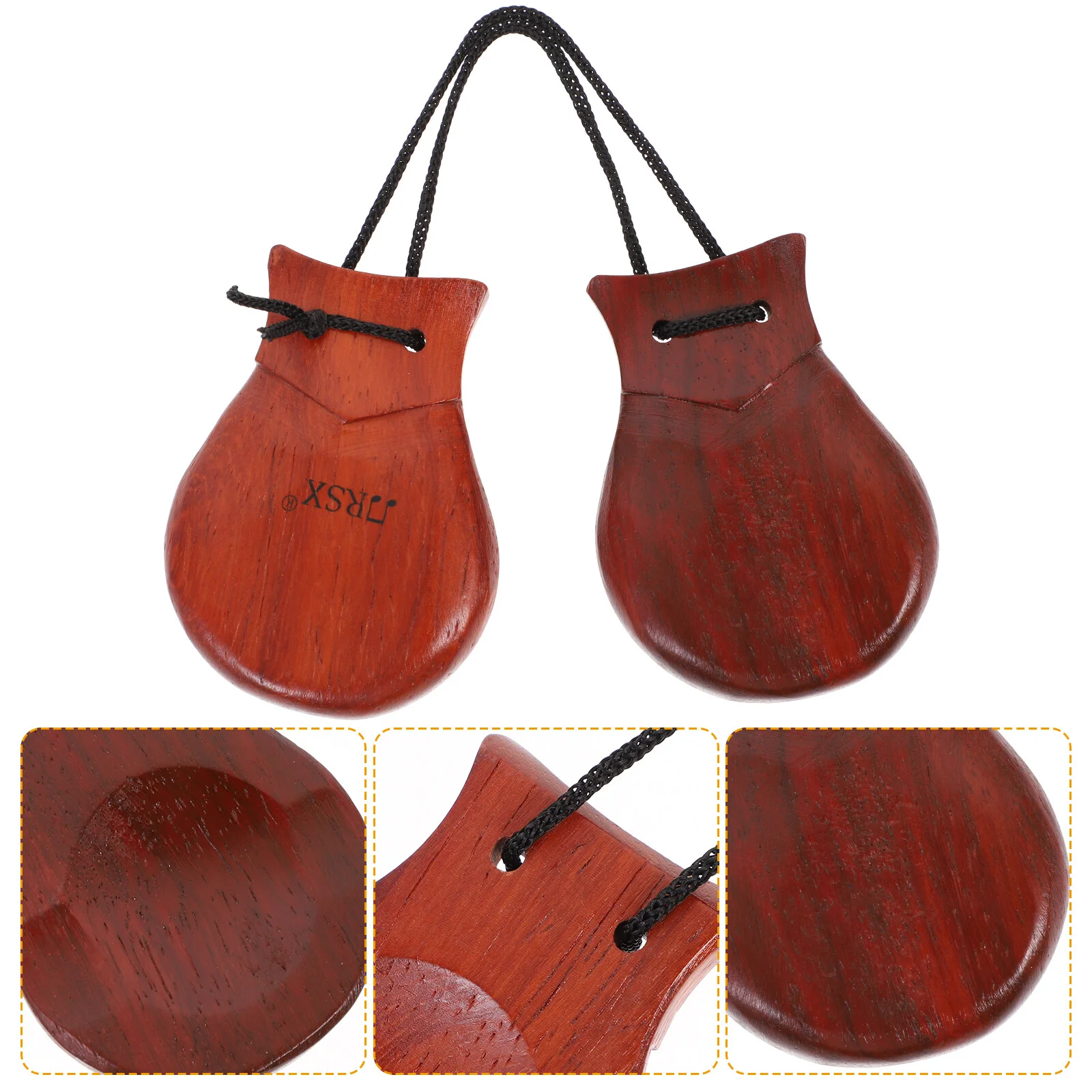 

Spain Musical Small Toys Education Percussion Castanet Plaything Preschool Kids Children