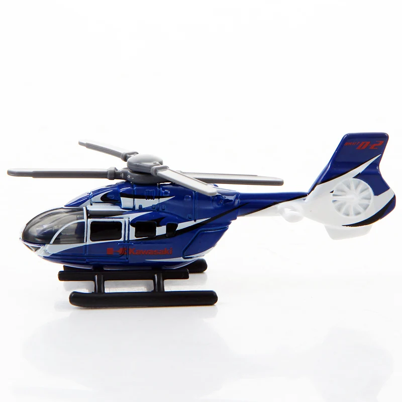 10CM TOMY 1/167 BK117 D-2 Helicopter Scale Alloy TOMICA Toy Vehicle Metal Model Children Present Decoration Original Kid Ins