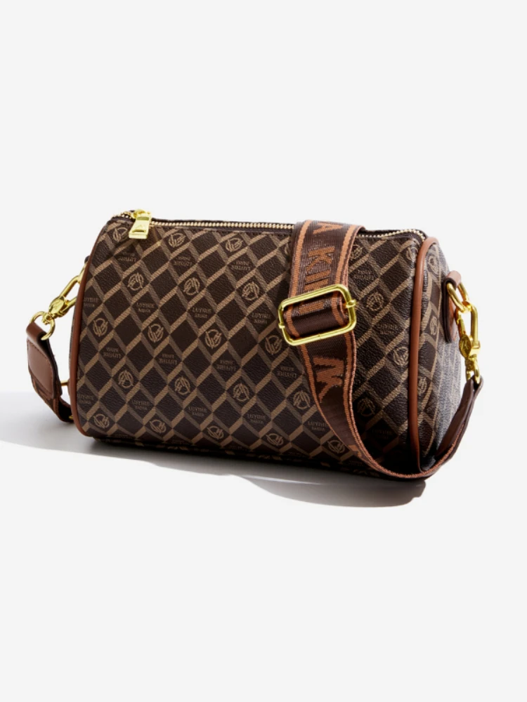 Casual Shoulder Bag For Women 2023 New Brand Design Barrel Shap Women Crossbody Bag Luxury Design Small Shoulder Purse Leisure