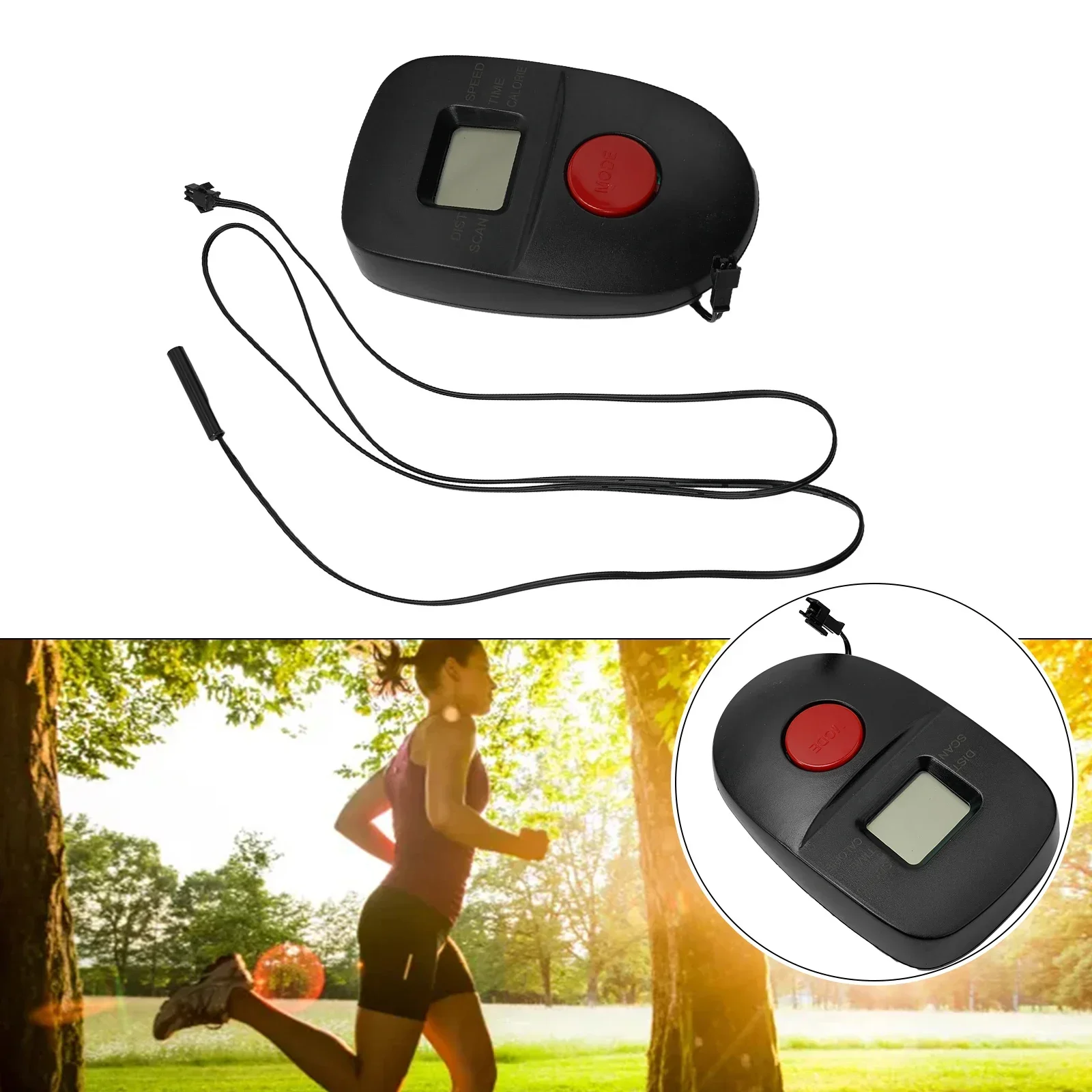 Для велотренажера и прогулочной машины Дисплей спидометра Достиг фитнес-центри