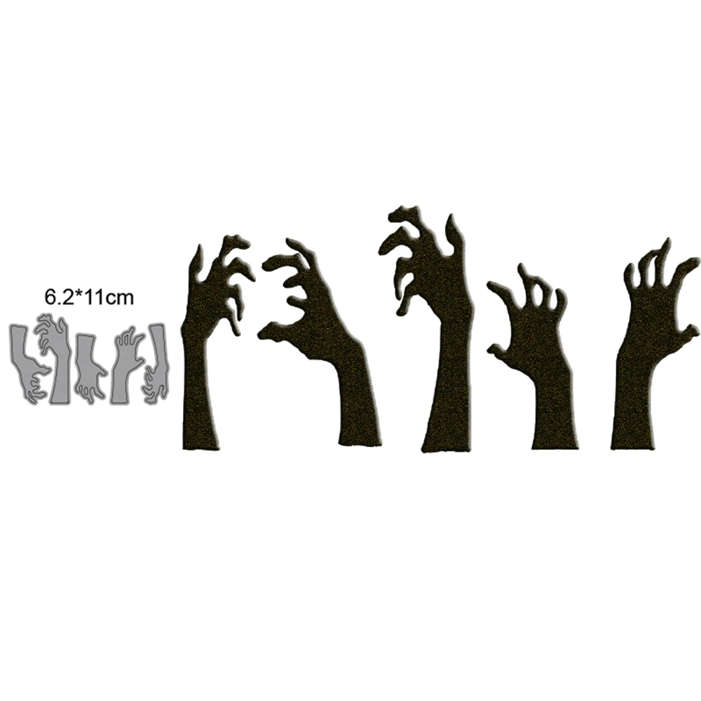 

5 шт./компл. каркас ручной Хэллоуин новое поступление 2022 металлические Вырубные штампы Украшение скрапбукинг крафтовые трафареты штамп для ...