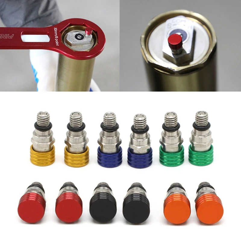 

2Pcs Motorcycle Screw Fork Bleeder Relief for VALVE Fork Relief for VALVE for . Drop Shipping