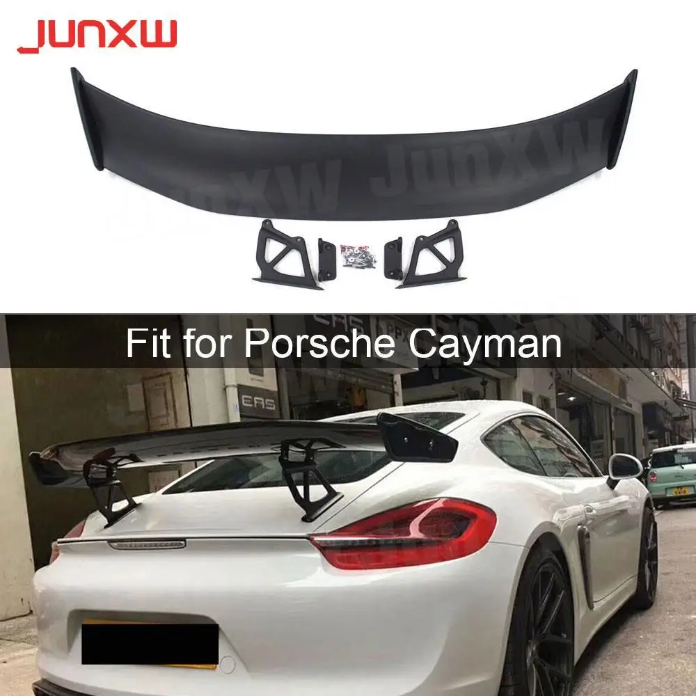 

Задний спойлер из углеродного волокна, задние крылья для Porsche Cayman 981 986 987 718 GT4 GT 2016 2017 2018 2019, Внешнее украшение автомобиля