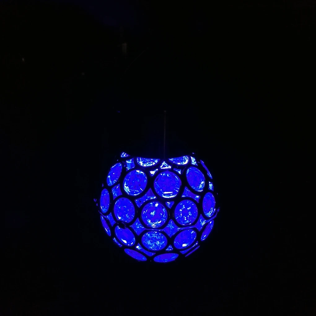 

Домашние фонари, фонари на солнечной батарее, наружная водонепроницаемая лампа для сада и дерева, Подвесная лампа для кемпинга IP44, фонари с круглыми шариками