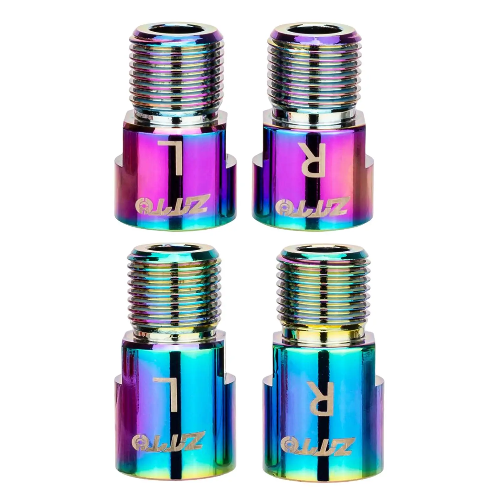 

1 пара удлинителей для педали велосипеда, с метками R, Металлические адаптеры, распорки для педали 9/16 дюйма, дорожного велосипеда, спорта, SPD, ...