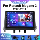 Автомагнитола 2DIN, Android 11, мультимедийный видеоплеер для Renault Megane 3 Fluence 2008-2010, 2011, 2012, 2013, 2014, GPS-навигация, DVD