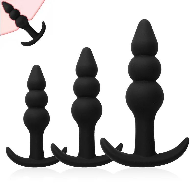 

Kecil Besar Silikon Anal Manik Butt Plug Set Pakaian Dalam Ass Analplug Dildo Prostat Pijat Masukkan Mainan Seks Pria Wanita