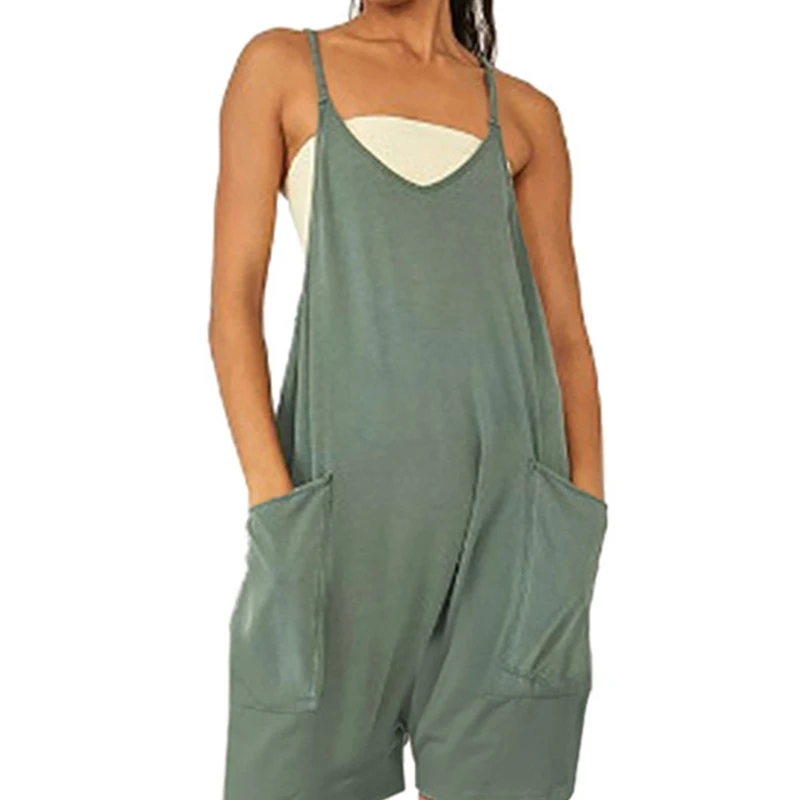 Zipper Pocket Suspender Women Jumpsuit Women Shorts 2023 New Fashion Comfortable Bodysuit Suspenders Playsuit Clothing for Women