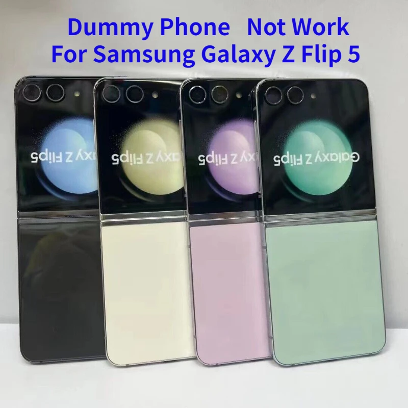 

Dummy Phone For Samsung Z Flip5 5G Fake Phone Model for Z Flip 5 5G Display 1:1 Original Not Working Not Real Black Screen