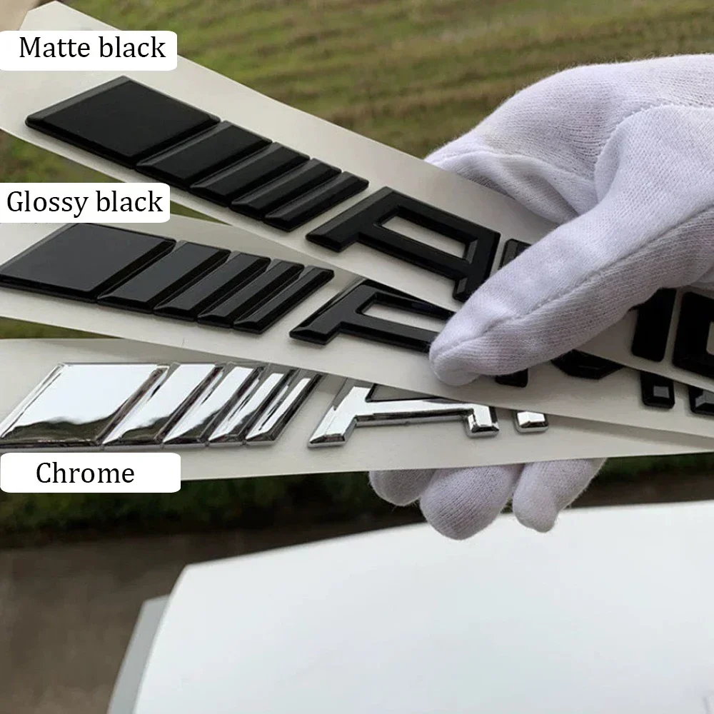 3D ABS автомобильный задний багажник наклейка с буквами для Mercedes Benz AMG A B C E G CLA C63 C63S