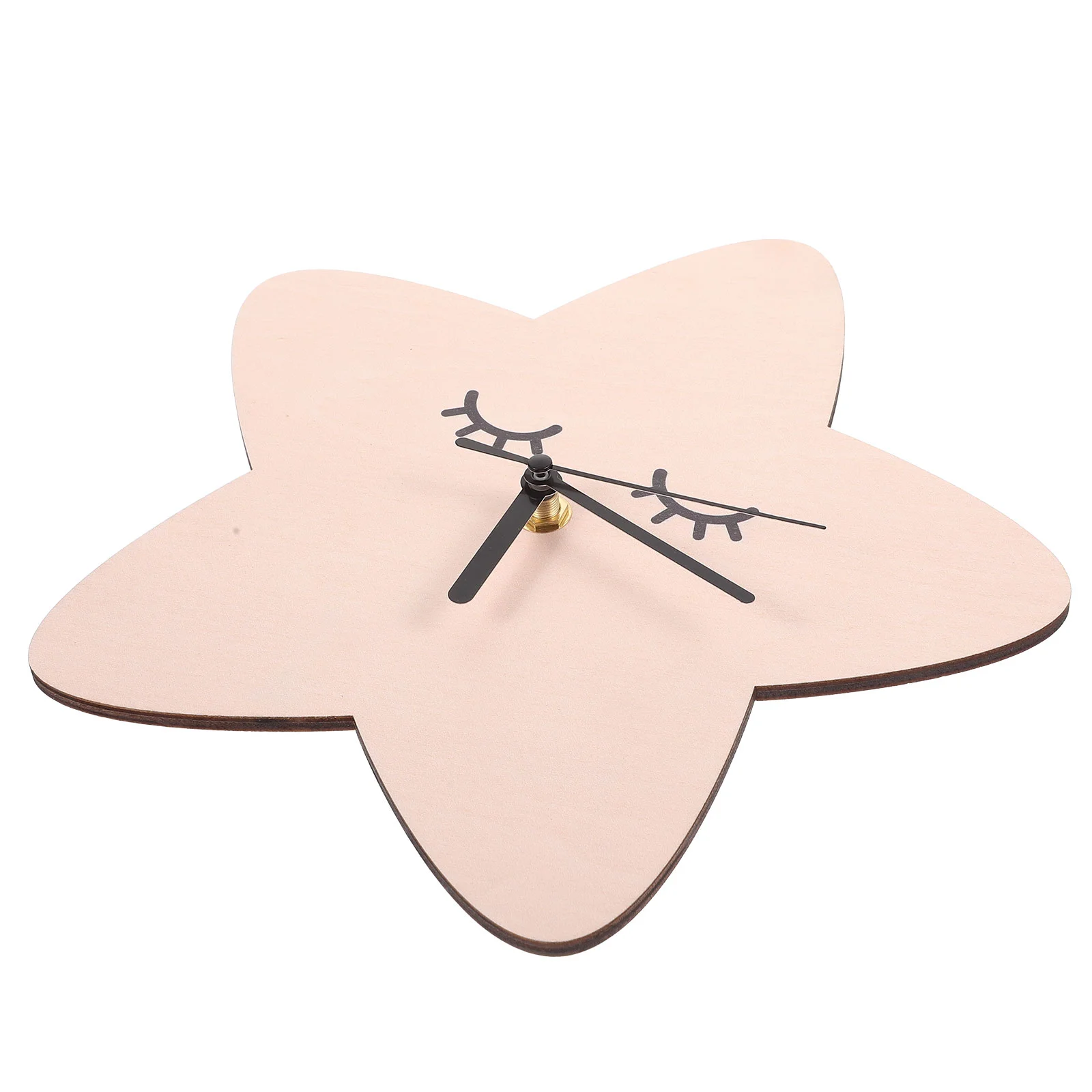 

Star-shaped Kids' Room Wall Clock Decorative Hanging Clock Non Ticking Wall Clock Star Shaped Wall Clock