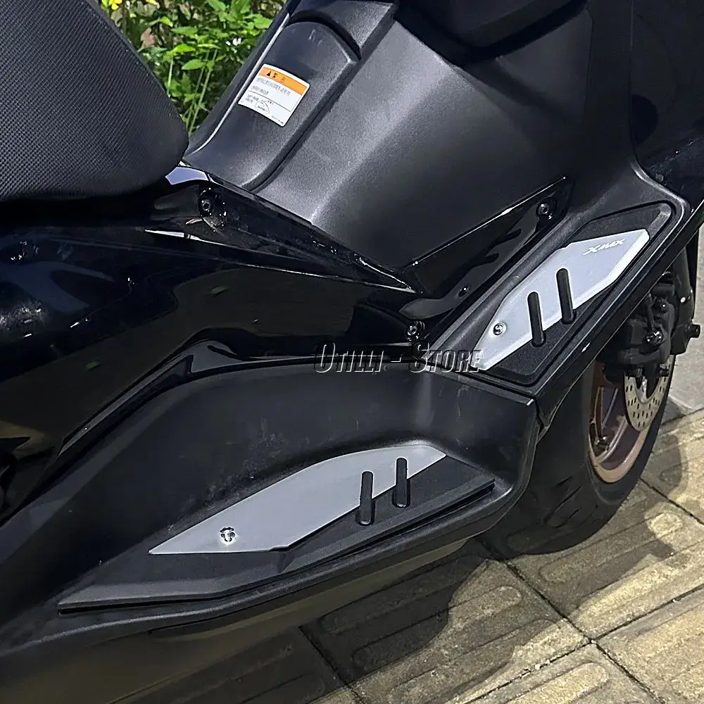 Для Yamaha XMAX 300 2023 - 2024 X-MAX XMAX300 250 400 подножки для мотоцикла пластина скользящая