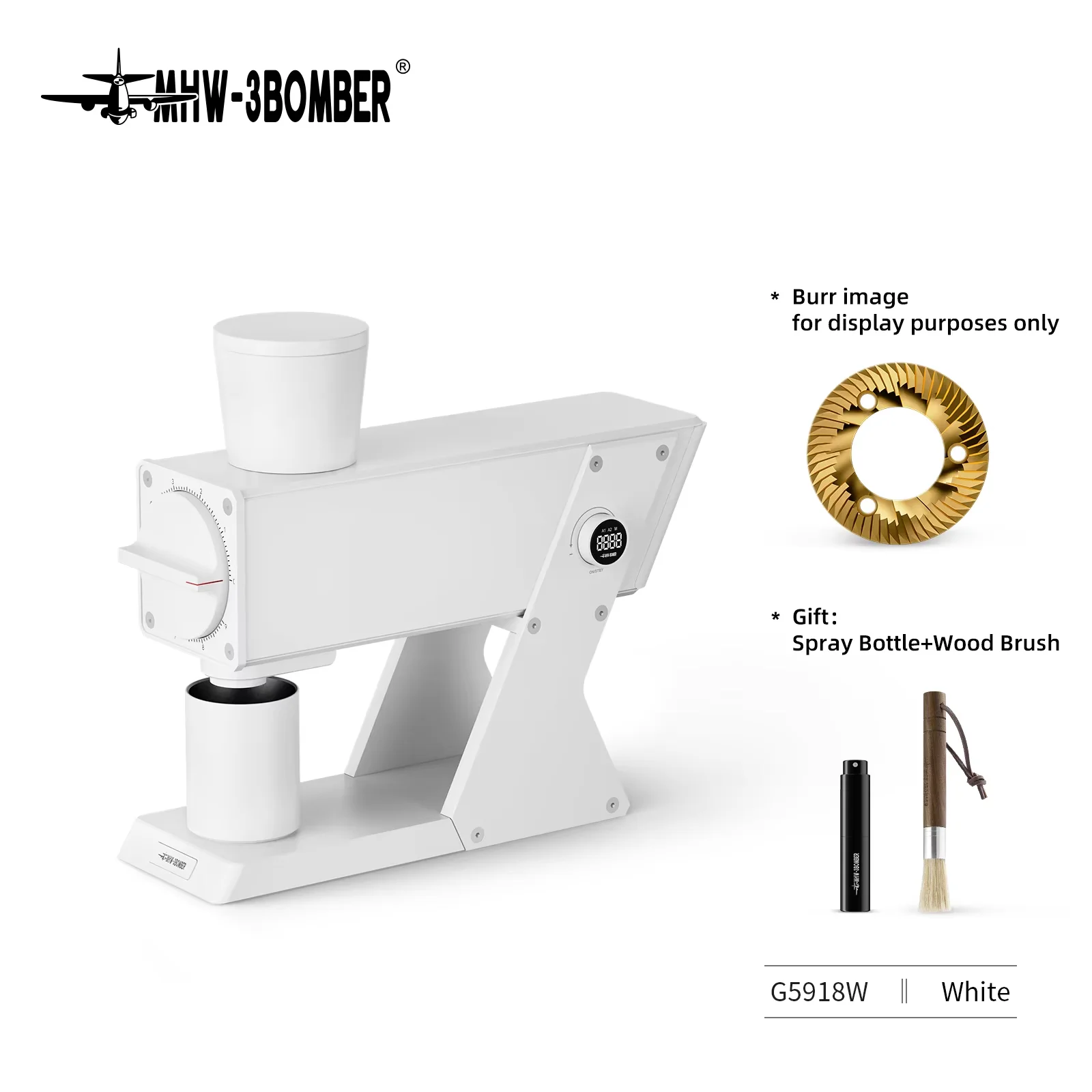 

Электрическая шлифовальная машина MHW-3BOMBER F74 Navigator с плоскими жерновами, кофемолка с 90 бесступенчатыми инструментами для эспрессо и наливания домашнего кафе