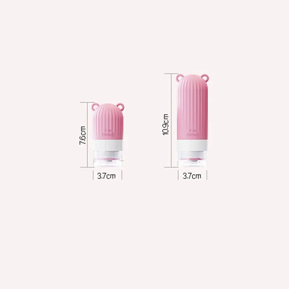 Силиконовая дорожная бутылка для косметики многоразовая Водонепроницаемая