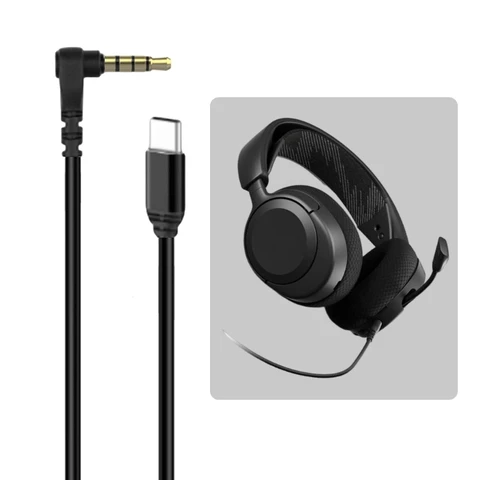 Замена кабеля типа C 3,5 мм для наушников SteelSeries Arctis Nova 3, длинный провод