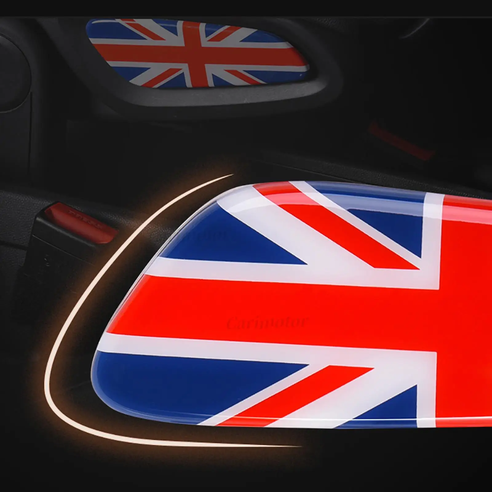 2 шт. для Mini Cooper F60 Countryman наклейка на подлокотник автомобильных аксессуаров