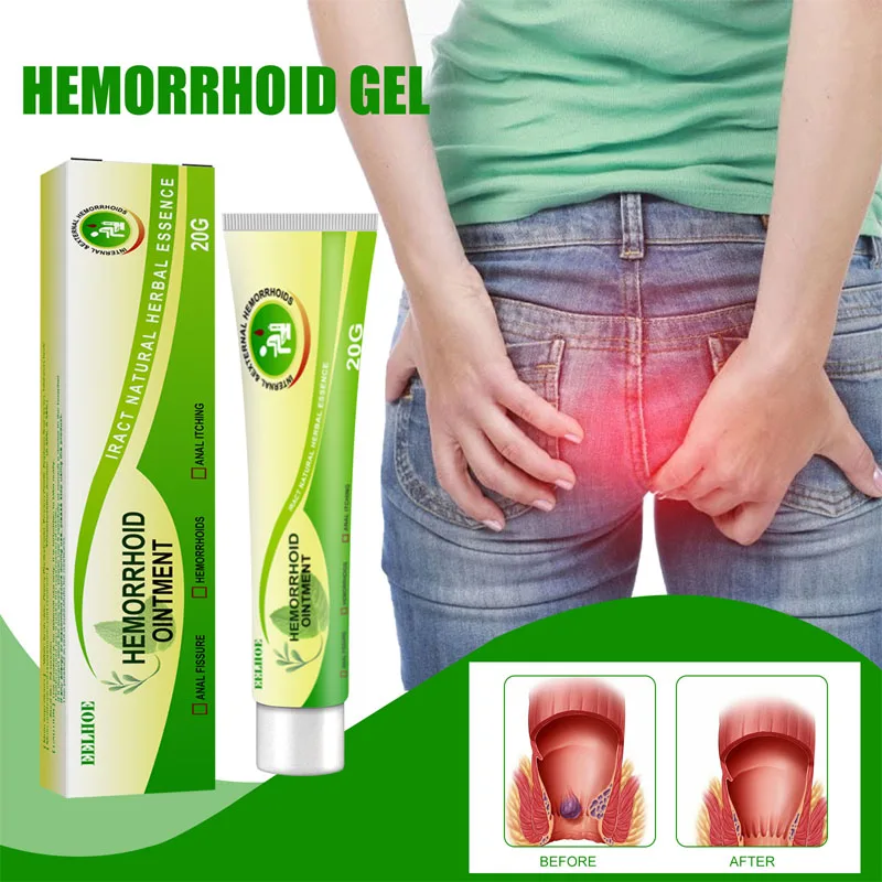 

Herbal Hemorrhoids Ointment Relieve Hemorrhoid Pain Anal Fissure Itching Treatment Bleeding Swelling Suppository Cream Body Care